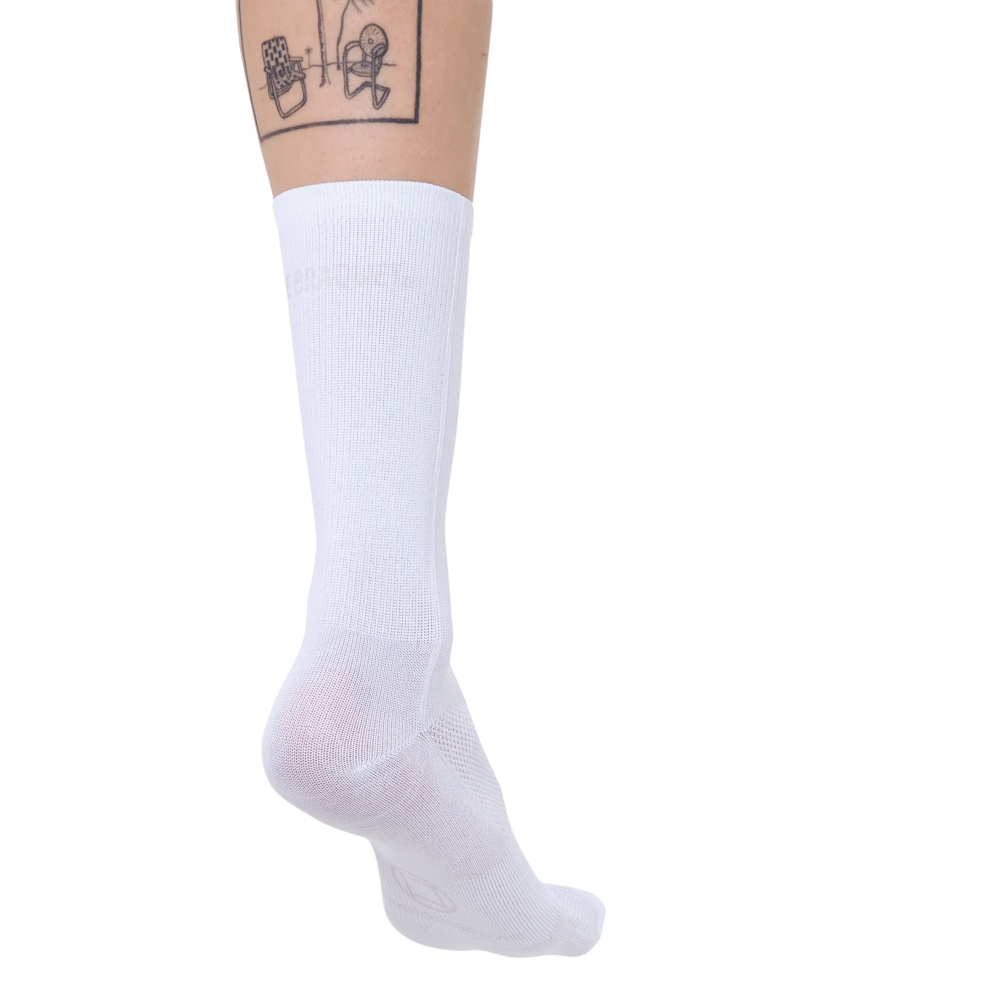 Long Cycling Socks | AIR Ivory