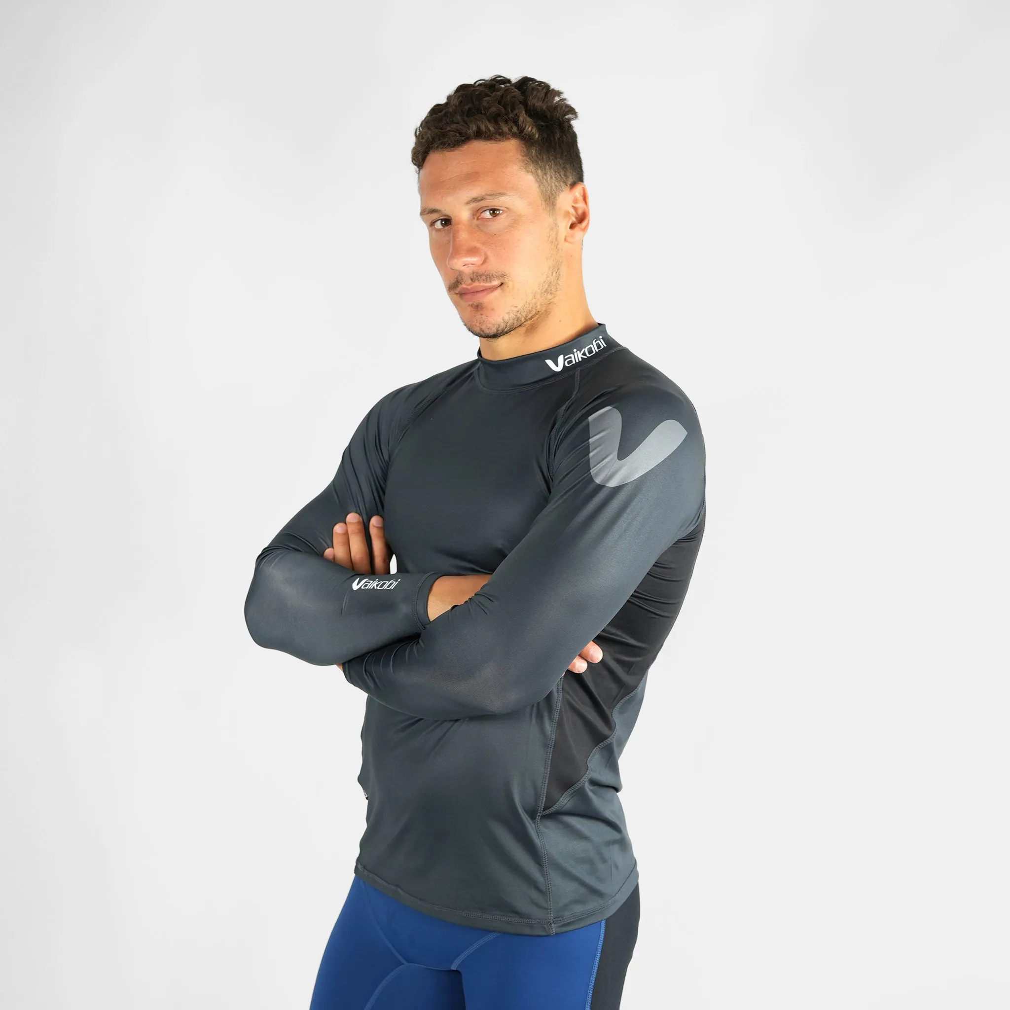 Long Sleeve Rash Top - Charcoal