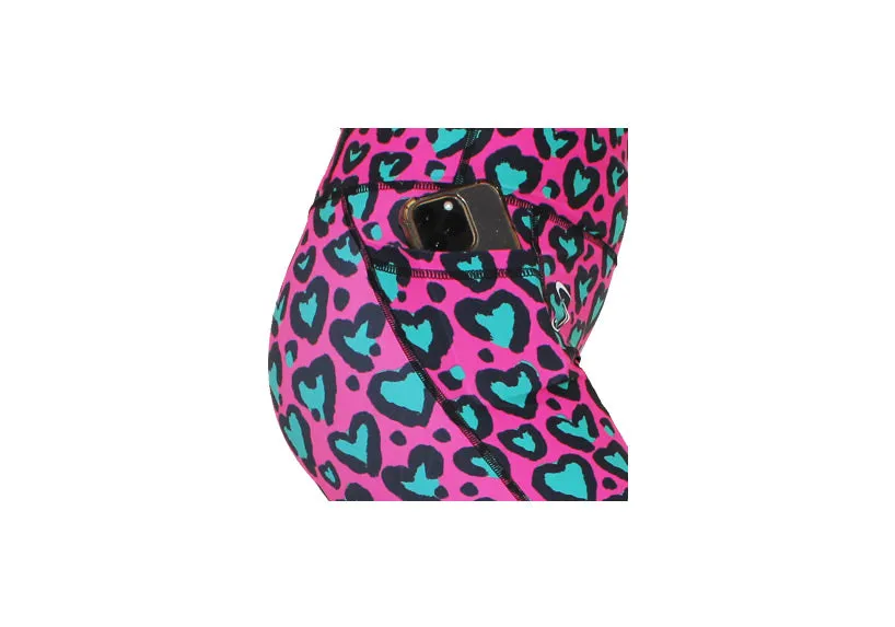 Love Leopard Turquoise Skort