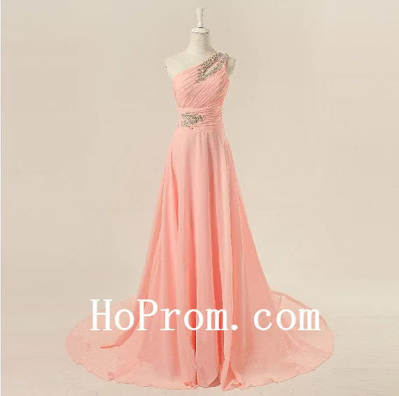 Lovely Cute Prom Dresses,One Shoulder Prom Dress,Evening Dress