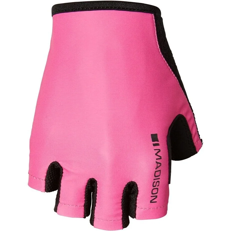 Madison Track Women's Cycling Mitts - Pink Glo