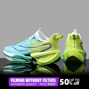 Marathon Air Cushion Carbon Plate Sports Running Shoes – Men’s Breathable Lightweight, Women’s Comfortable, Non-Skid Speciality Sneakers