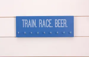 Marathon Medal Holder - Train. Race. Beer. - Medium