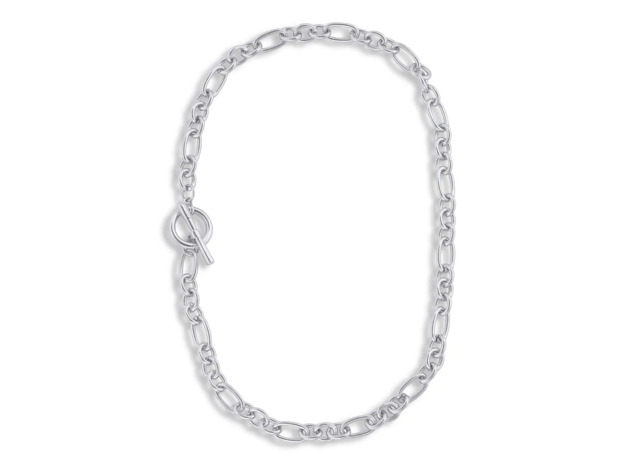 Maude Curb Chain T-Bar Necklace