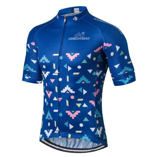 Men Cycling Jersey ProTeam Maillot Ciclismo Ropa Colorful Chain mtb Bike Jersey Cycling Clothing