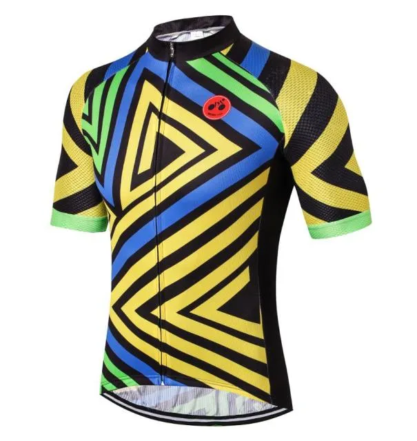 Men Cycling Jersey ProTeam Maillot Ciclismo Ropa Colorful Chain mtb Bike Jersey Cycling Clothing
