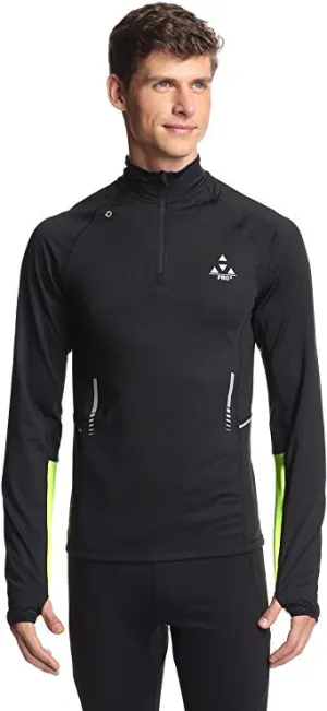 Mens Thermal Exercise Shirt With Brushed Interior