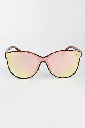 Mirror Finish Fashion Sunglasses