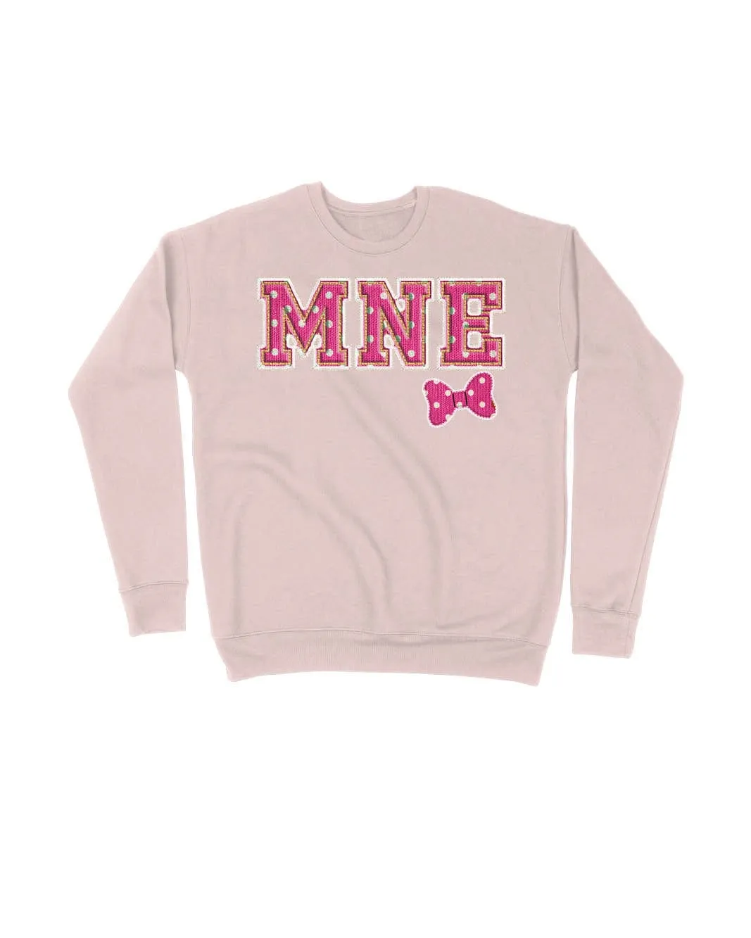MNE Pink Sorority Letters