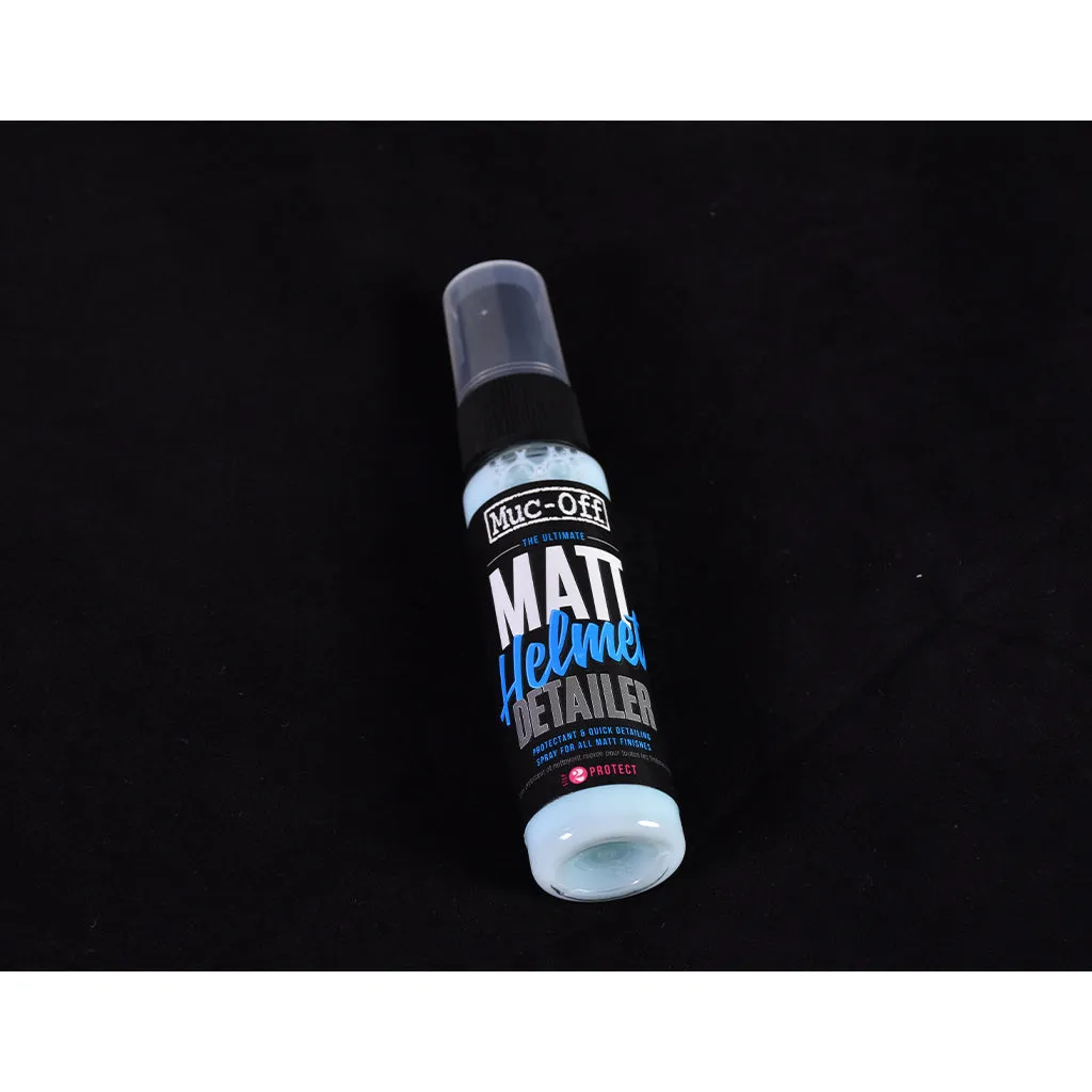 MUC-OFF MOTORCYCLE/BIKE MATT HELMET DETAILER
