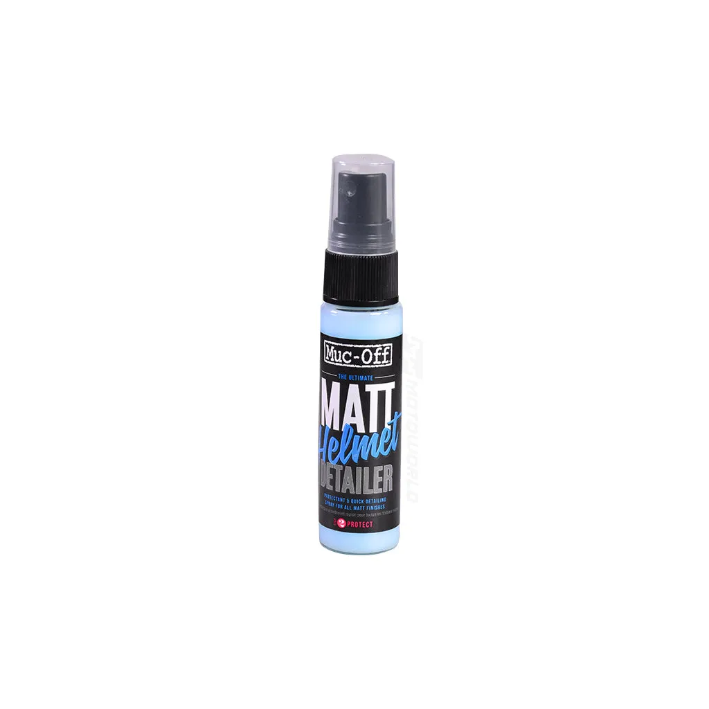 MUC-OFF MOTORCYCLE/BIKE MATT HELMET DETAILER