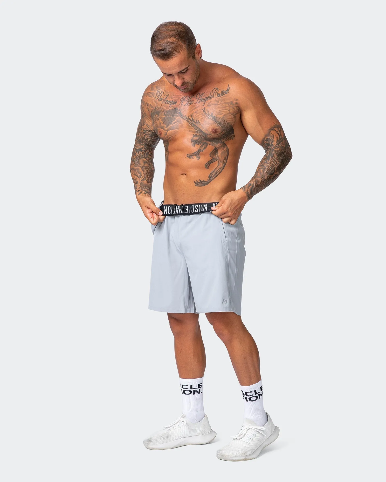 New Heights 7" Shorts - Quiet Grey