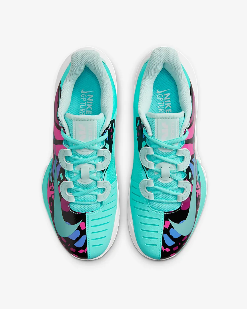 Nike Air Zoom GP Turbo Naomi Laser Fuchsia/Teal Tin Women's Tennis Shoes - 2022 NEW ARRIVAL