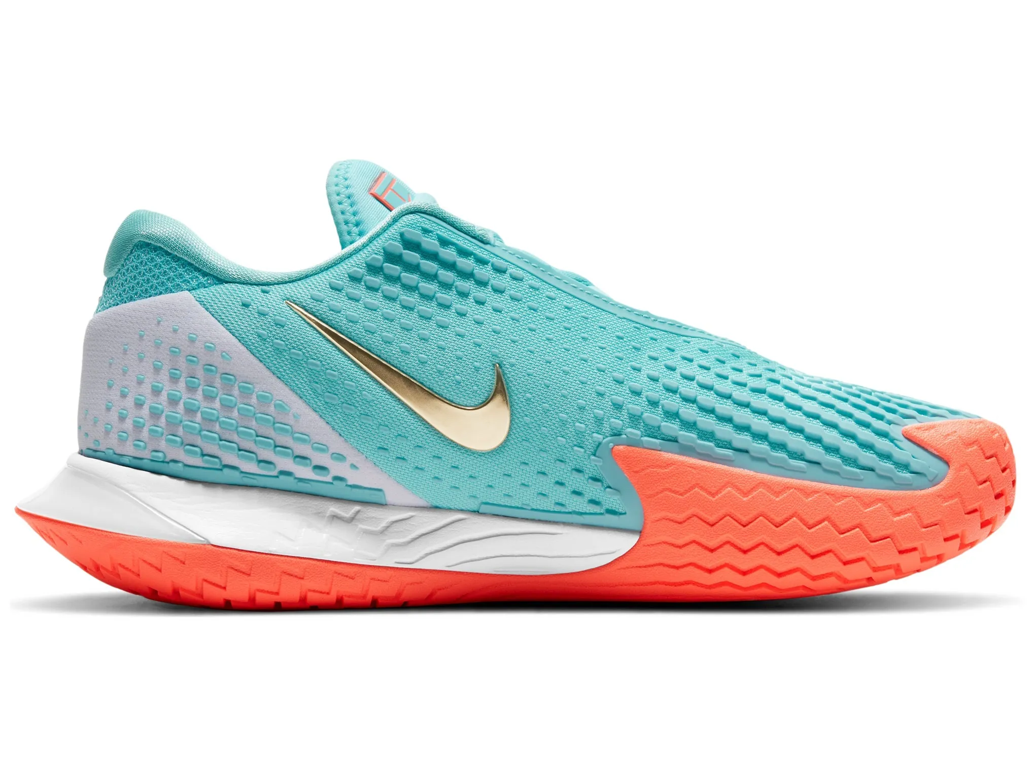 Nike Air Zoom Vapor Cage 4 Turq/Mango Women's Shoe - NEW ARRIVAL