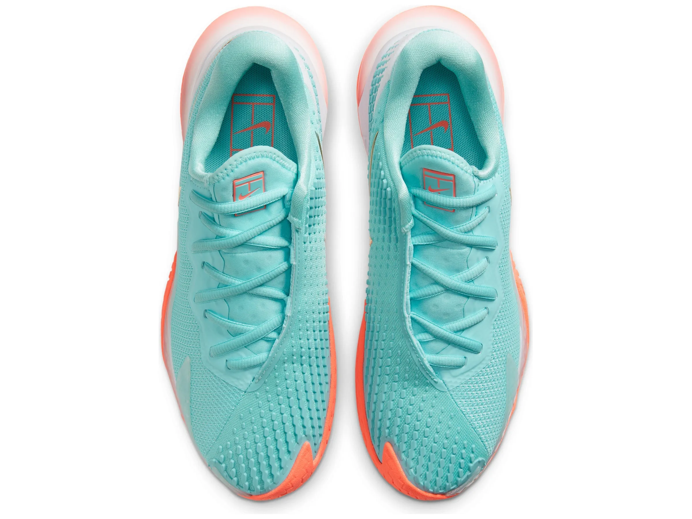 Nike Air Zoom Vapor Cage 4 Turq/Mango Women's Shoe - NEW ARRIVAL