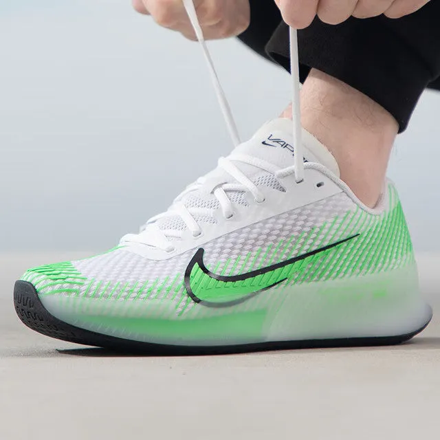 Nike Zoom Vapor 11 White/Green Men's Tennis Shoe - 2023 NEW ARRIVAL