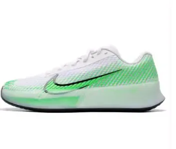 Nike Zoom Vapor 11 White/Green Men's Tennis Shoe - 2023 NEW ARRIVAL