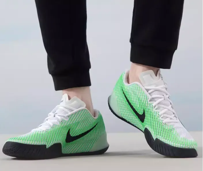 Nike Zoom Vapor 11 White/Green Men's Tennis Shoe - 2023 NEW ARRIVAL