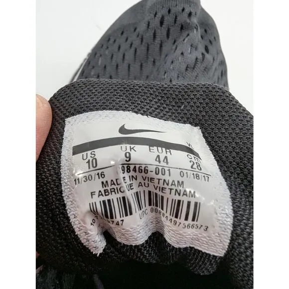 Nike Zoom Winflo 4 Marathon Running Shoes Sneakers Size 10 Black 898466