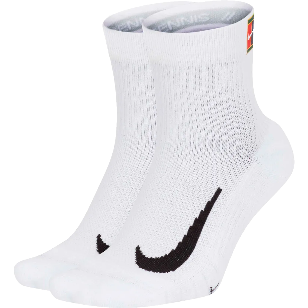 NikeCourt Multiplier Max Tennis Ankle Socks (2 Pairs)