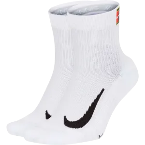 NikeCourt Multiplier Max Tennis Ankle Socks (2 Pairs)