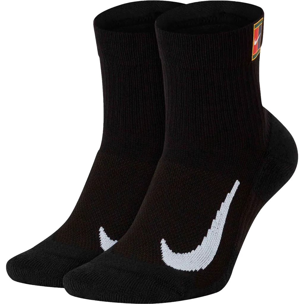 NikeCourt Multiplier Max Tennis Ankle Socks (2 Pairs)