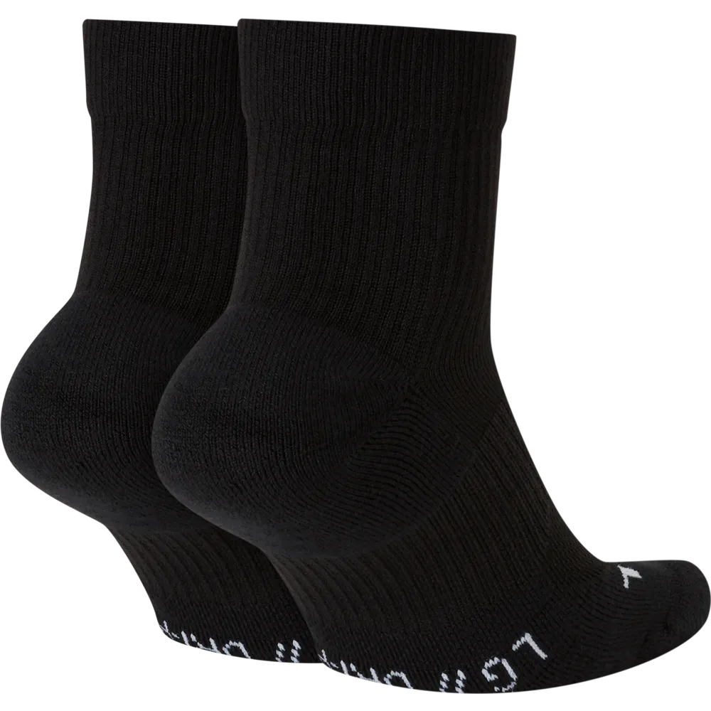 NikeCourt Multiplier Max Tennis Ankle Socks (2 Pairs)