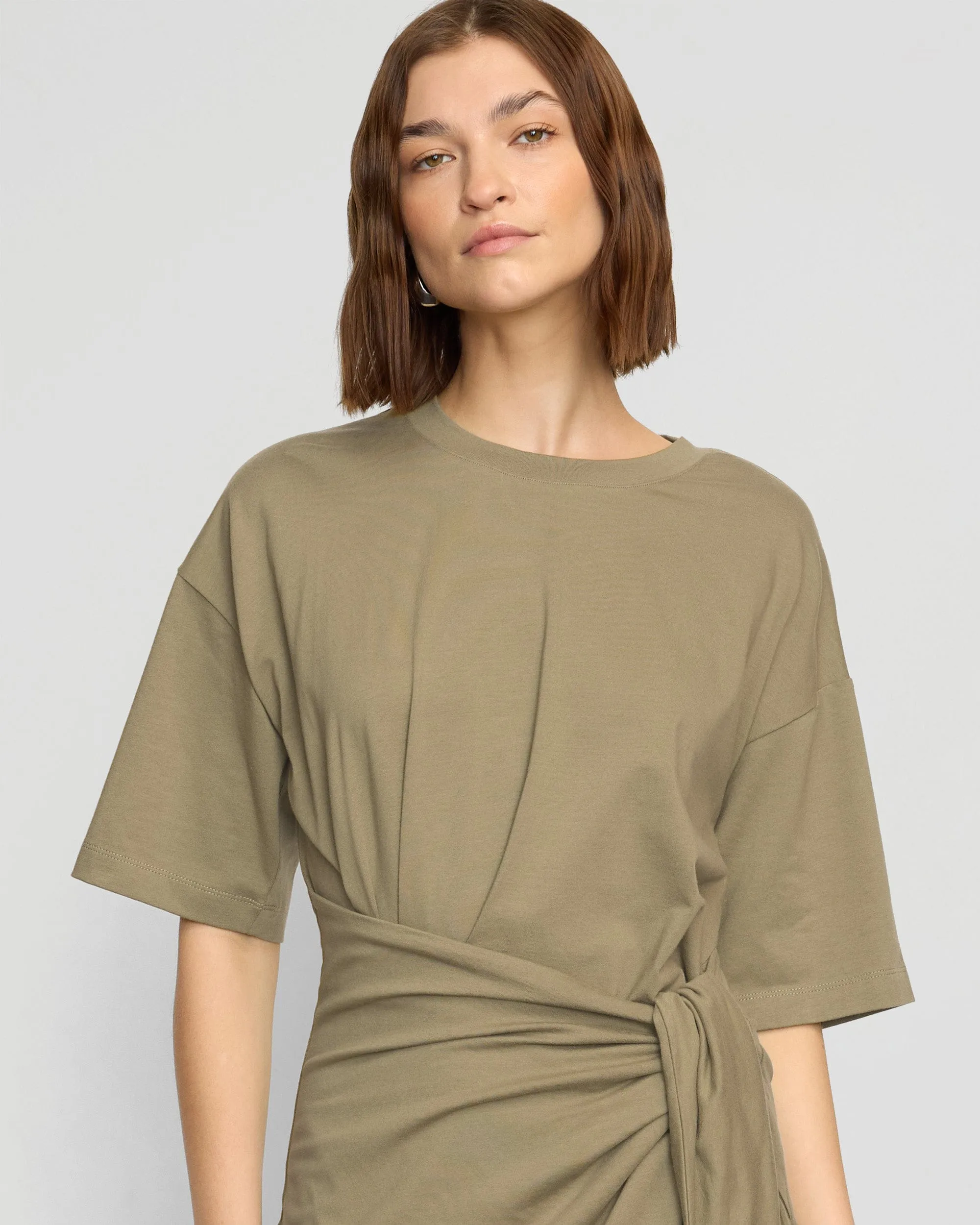 Noa Organic Cotton T-Shirt Wrap Dress