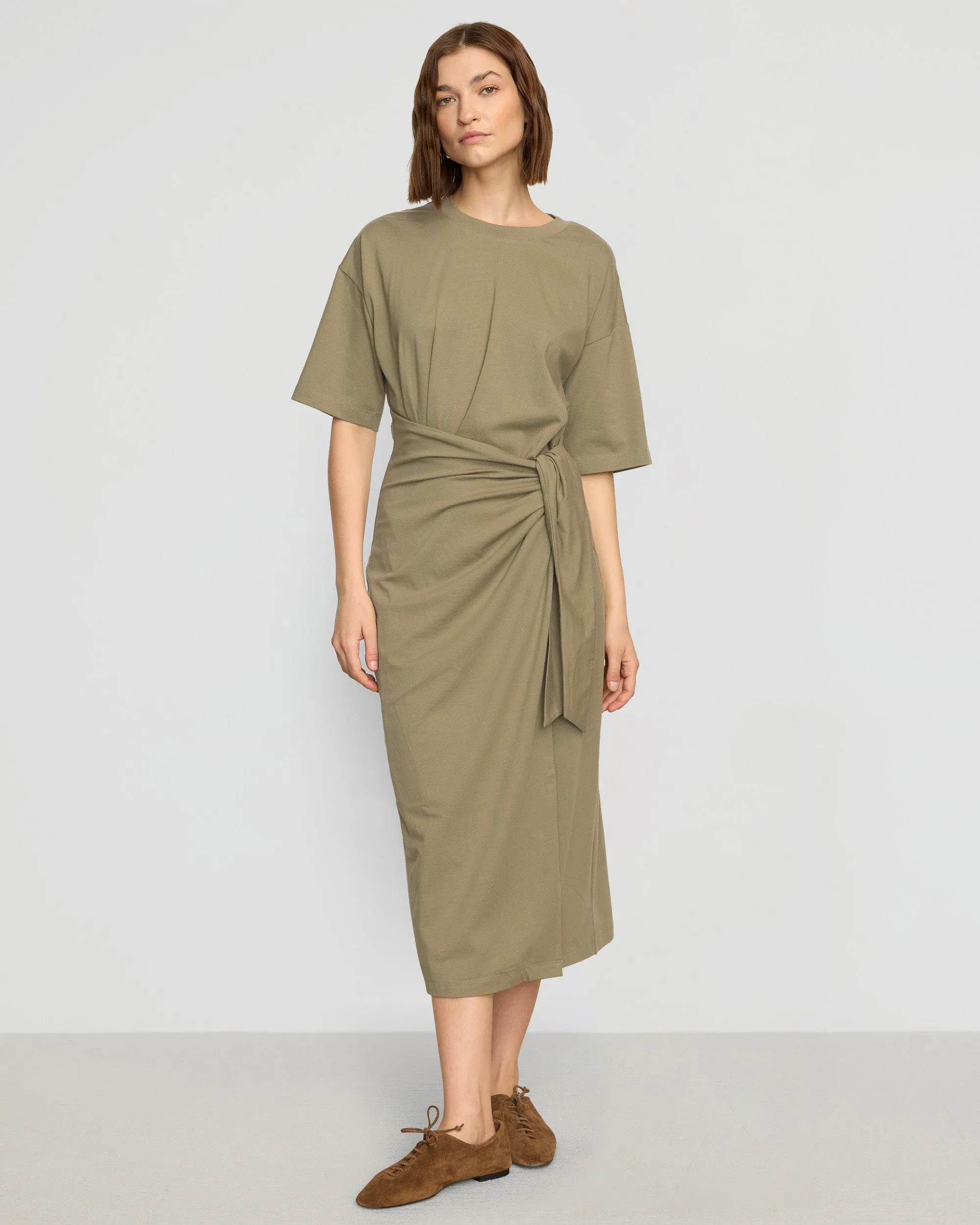 Noa Organic Cotton T-Shirt Wrap Dress
