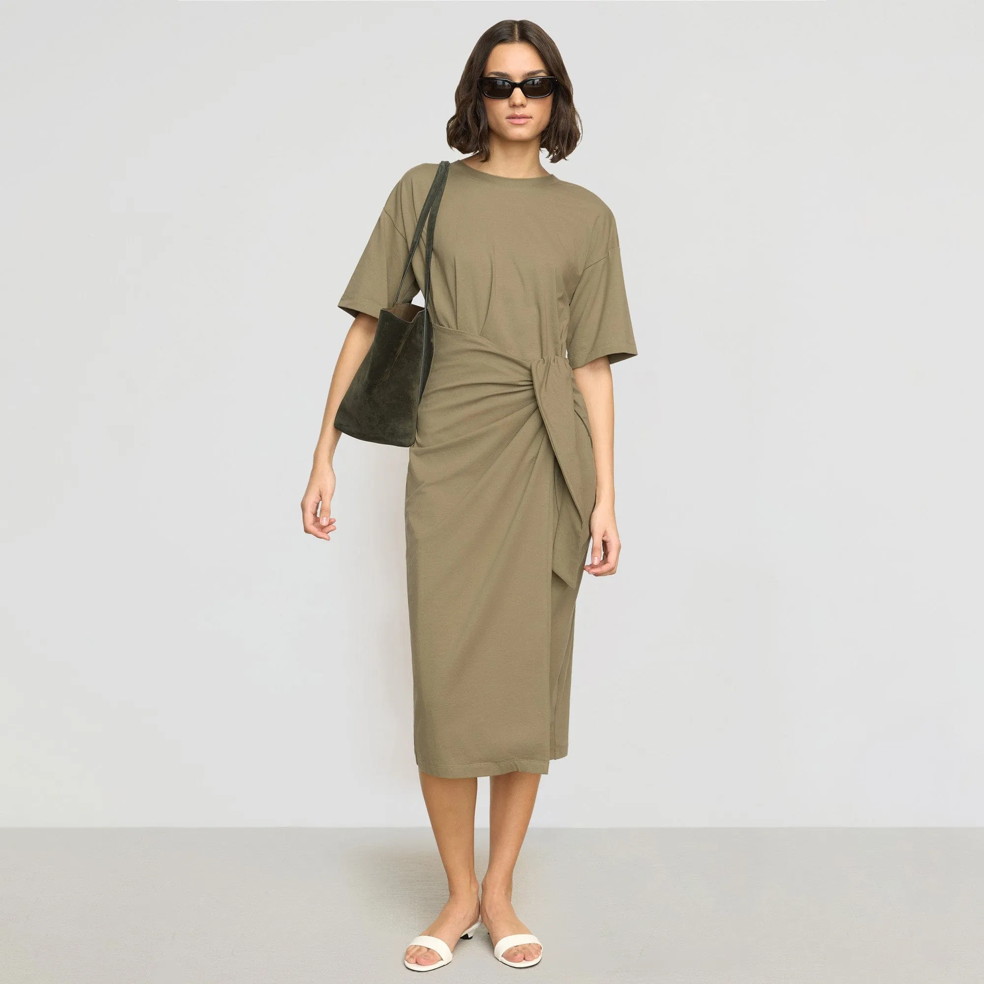 Noa Organic Cotton T-Shirt Wrap Dress