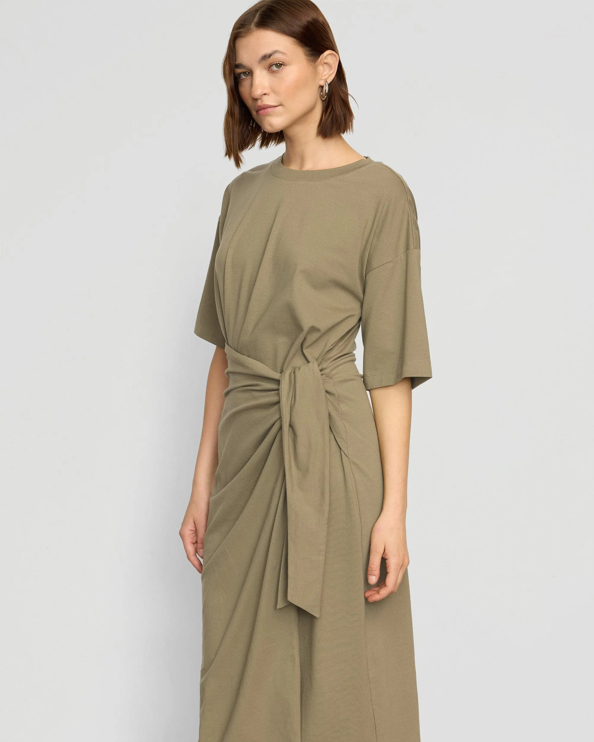Noa Organic Cotton T-Shirt Wrap Dress