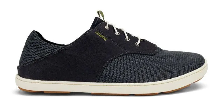 OluKai Nohea Moku Men’s No Tie Boat Shoe Black