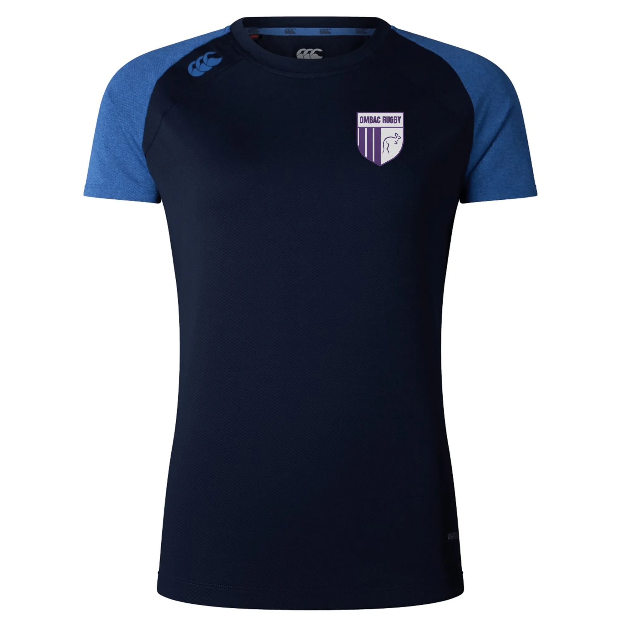OMBAC Rugby Embroidered Women's Elite Training Tee by Canterbury