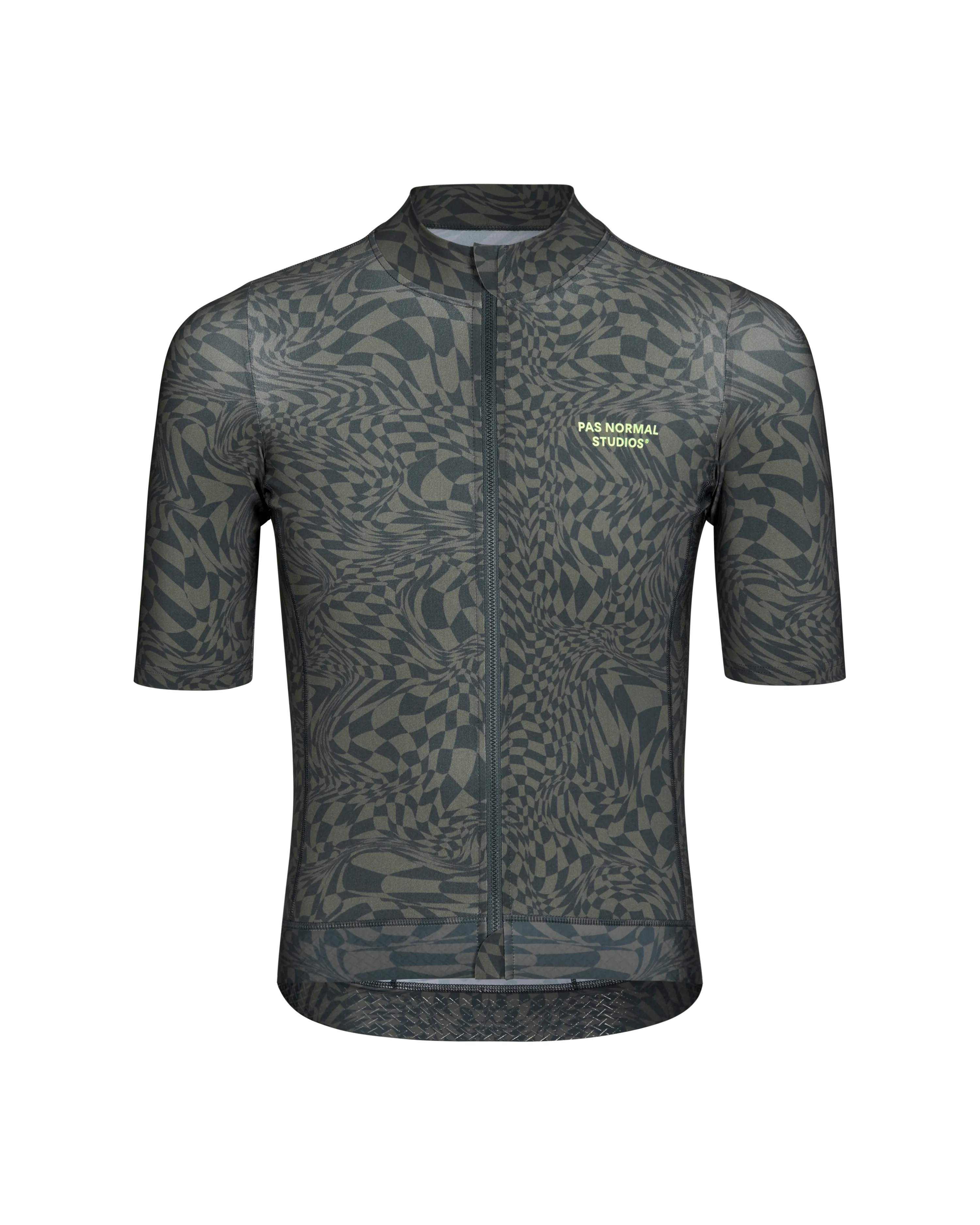 Pas Normal Studios - Essential Jersey - Check Olive Green