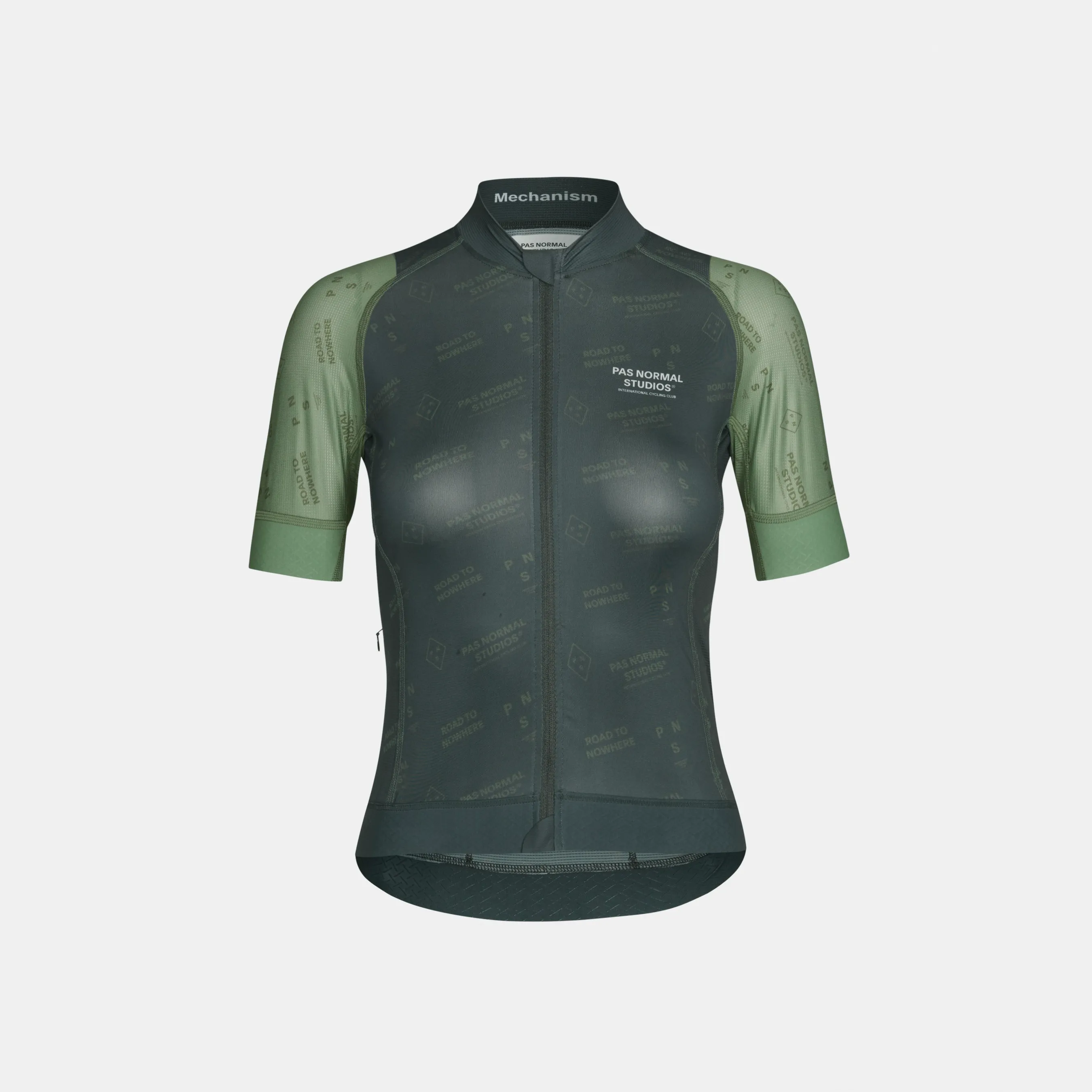 Pas Normal Studios Women's Mechanism Late Drop Jersey - Dark Moss Contrast