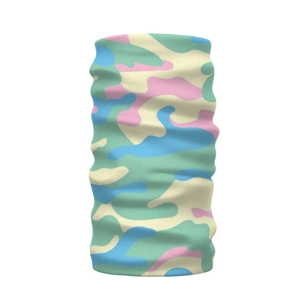 Pastel Colors Camo Neck Warmer Morf Scarf