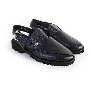 PEBBLE LEATHER COMFORT SANDAL