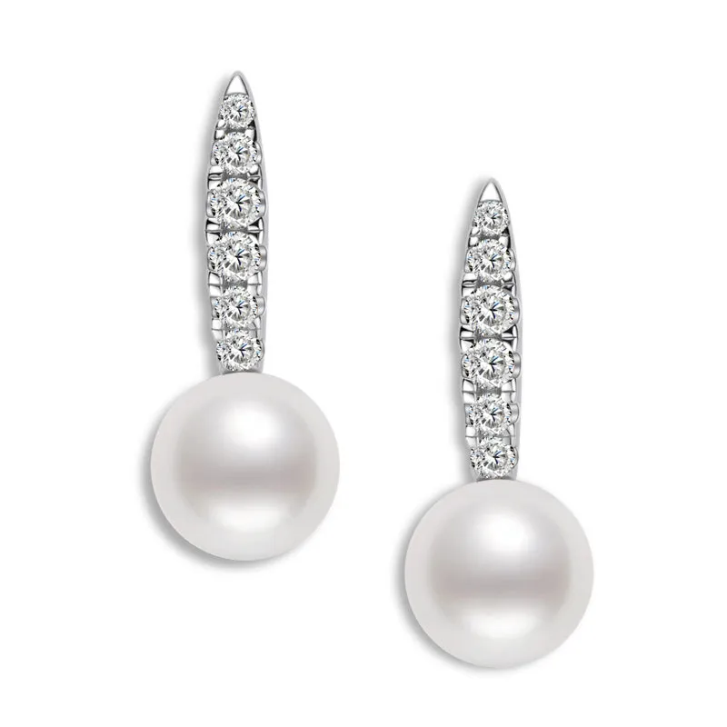 Personalized Fashion Geniune Freshwater Pearl Drop Earring
