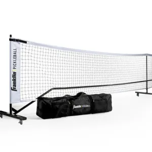 Pickleball Full Court Official Tournament Net - With Wheels