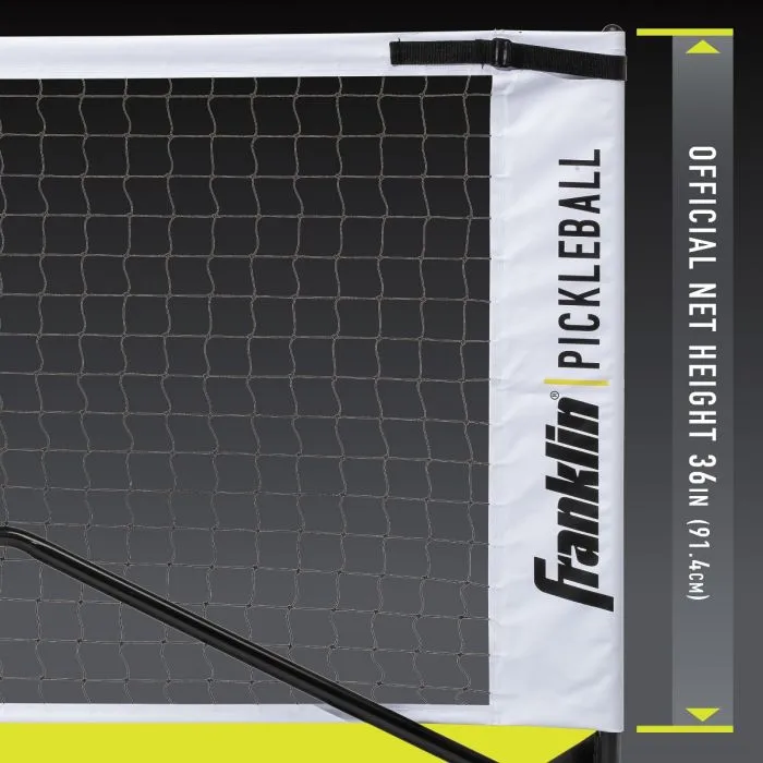 Pickleball Full Court Official Tournament Net - With Wheels