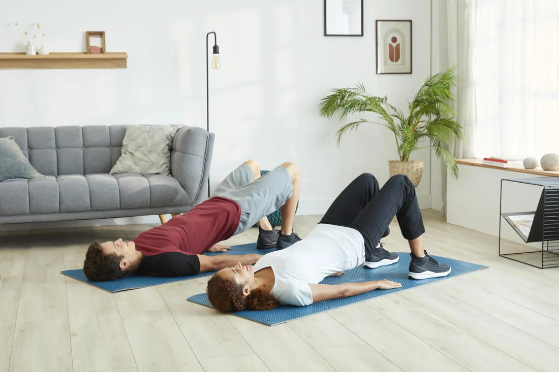 Pilates Floor Mat 160 cm x 60 cm x 7 mm Tonemat - Turquoise