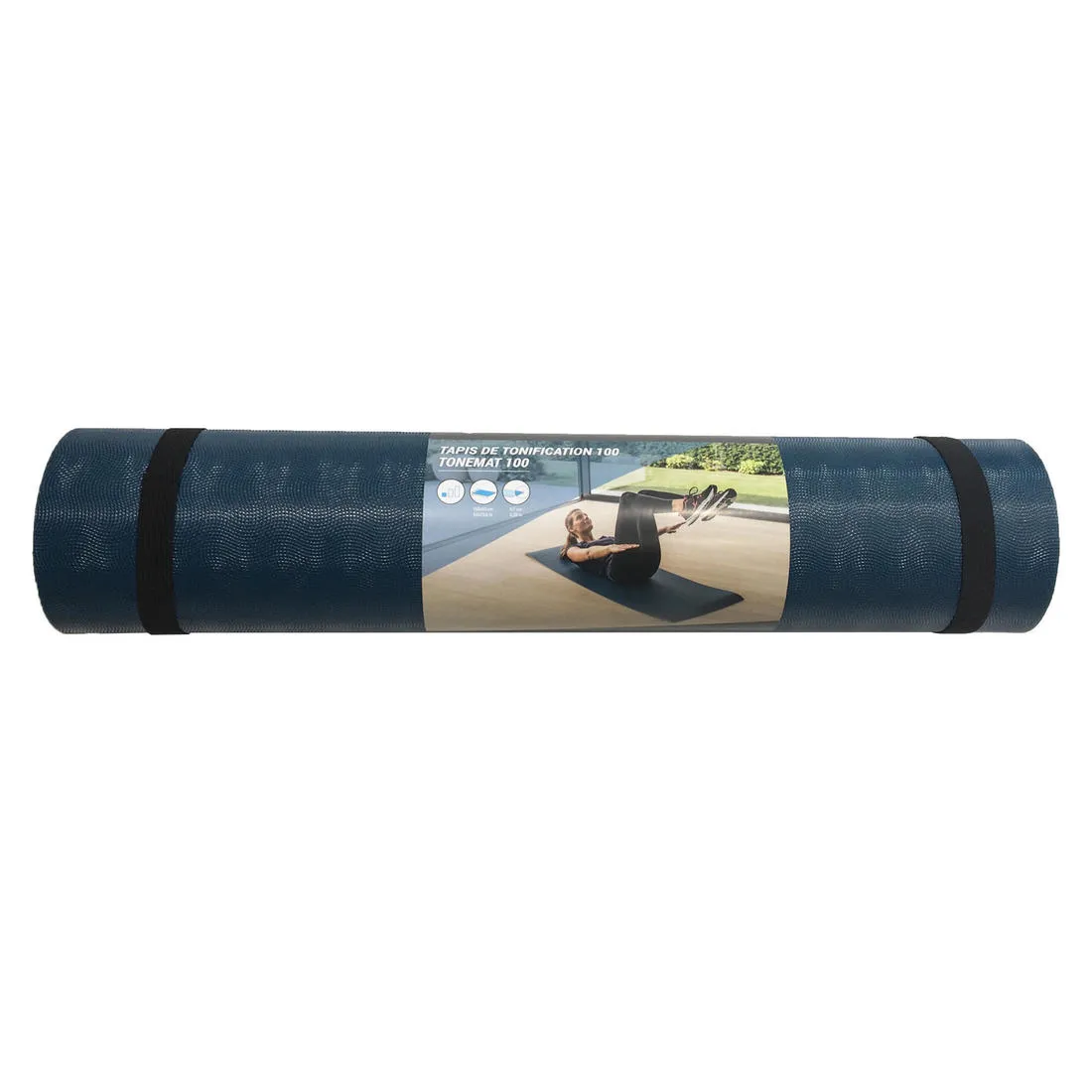 Pilates Floor Mat 160 cm x 60 cm x 7 mm Tonemat - Turquoise