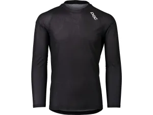 POC MTB Pure Long Sleeve Men's Jersey - Uranium Black - Large