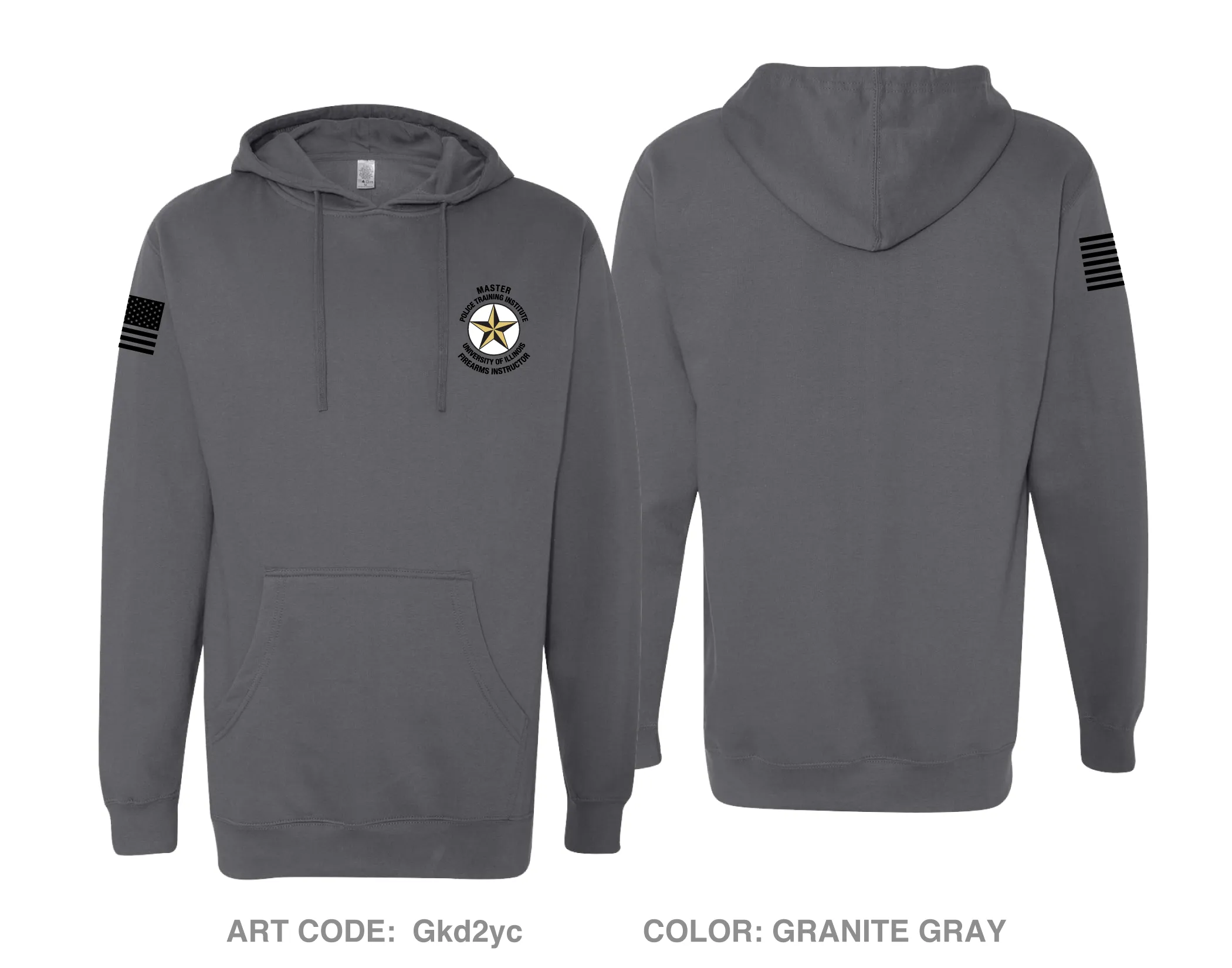 Police Training Institute-MFI Comfort Unisex Hooded Sweatshirt - Gkd2yc