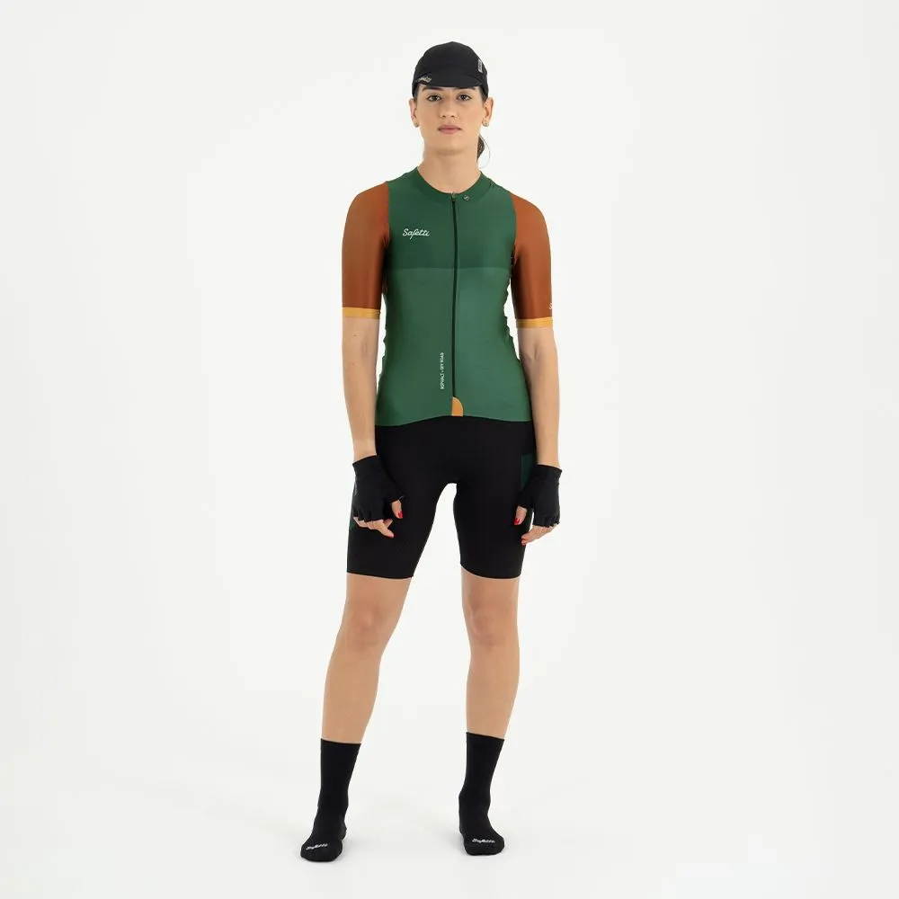 Pre-Order - Uncover Gravel - Forest Short Sleeve Jersey. Women