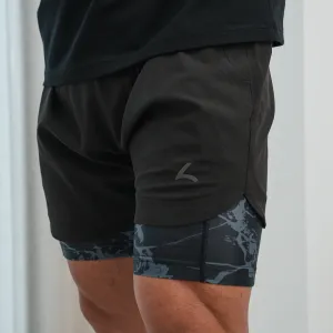 Premium Active 2-in-1 Short - Black