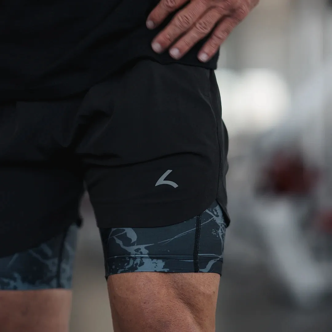 Premium Active 2-in-1 Short - Black