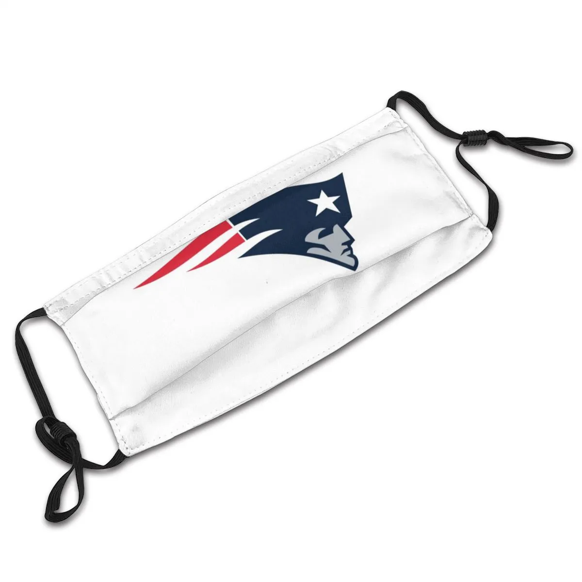 Print Football Personalized White New England Patriots Adult Dust Mask With Filters PM 2.5