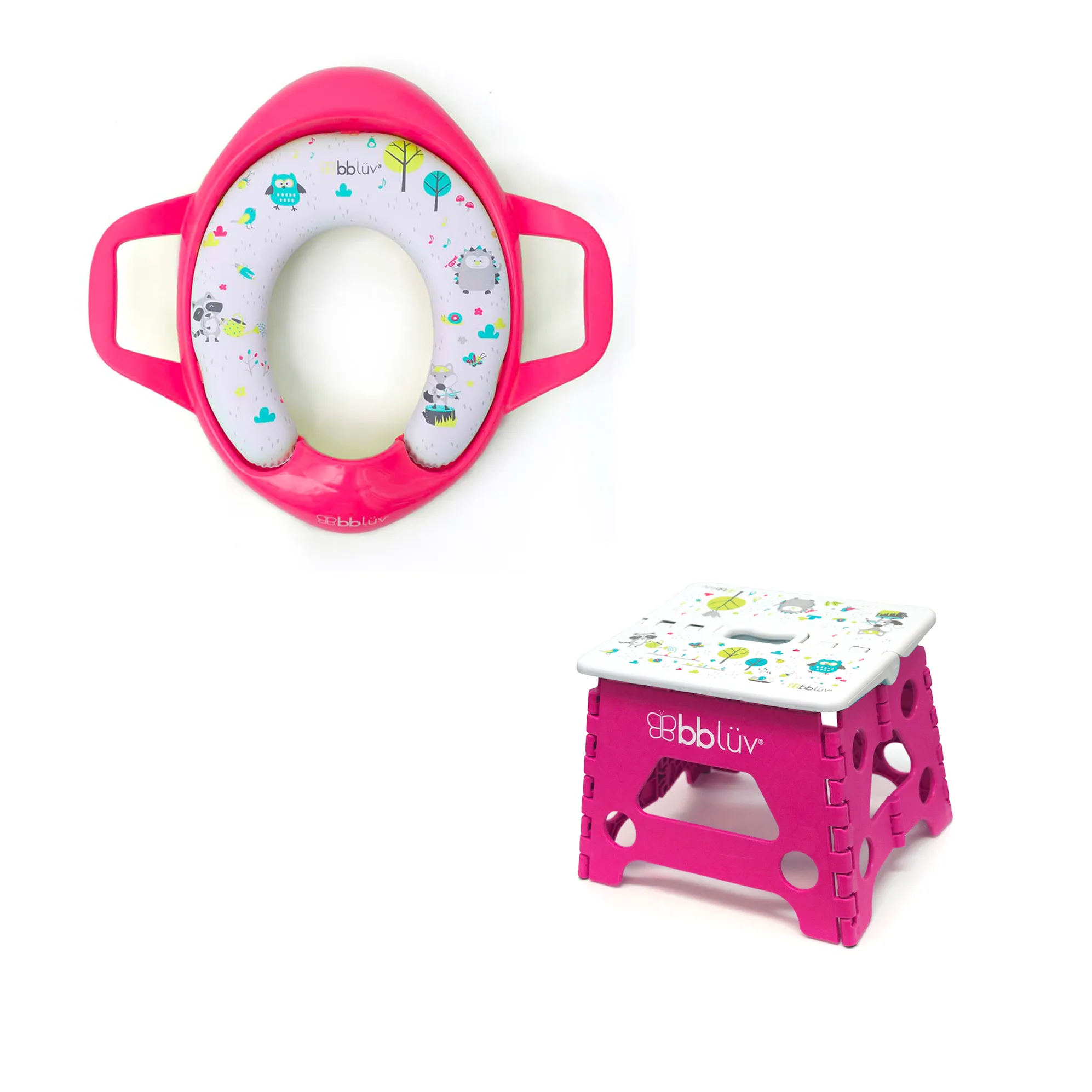 Pöti & Stëp Sët: Potty Seat & Folding Step Stool