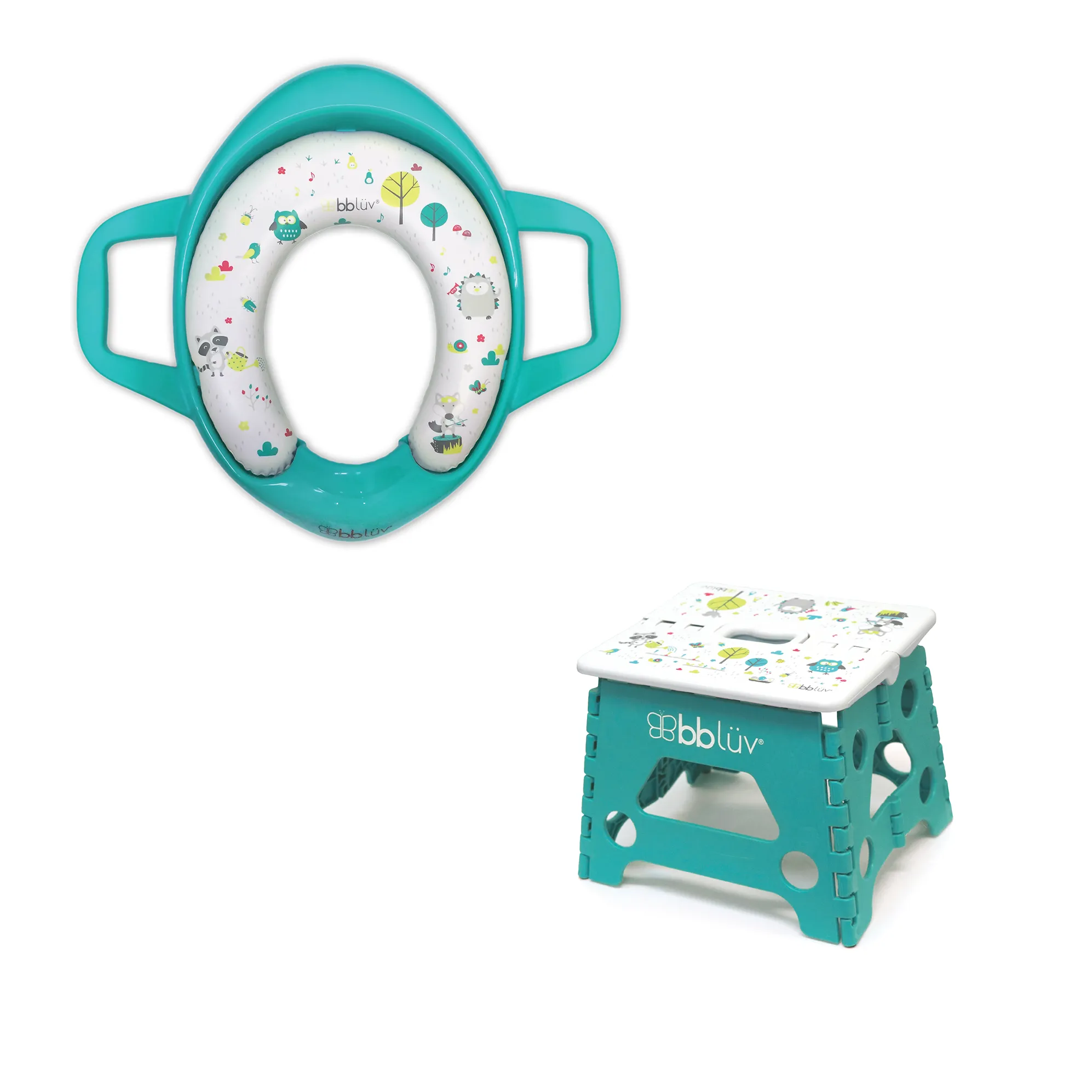 Pöti & Stëp Sët: Potty Seat & Folding Step Stool
